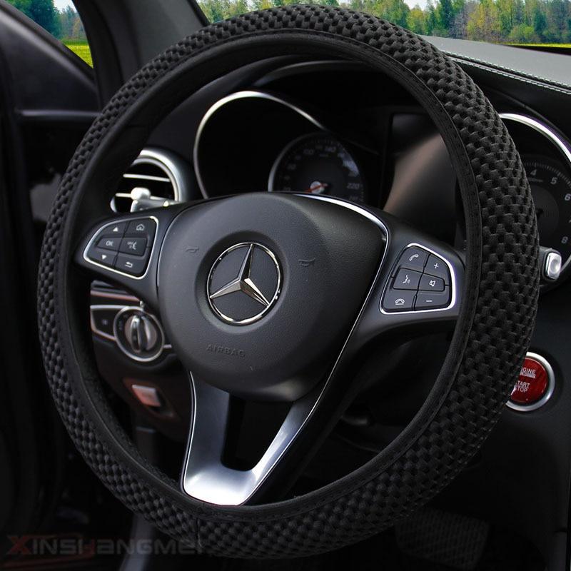 Mới Vỏ Bọc Vô Lăng Xe Hơi Đường Kính 36-38cm
