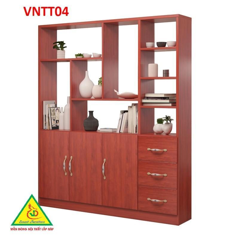 TỦ KỆ TRANG TRÍ KIÊM VÁCH NGĂN VNTT04.1 - Nội thất lắp ráp Viendong Adv