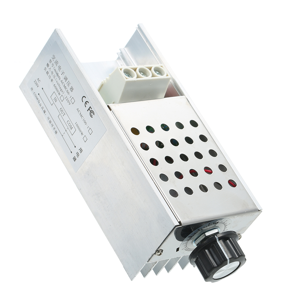 Bộ Điều Chỉnh Điện Áp Kỹ Thuật Số Scr Thyristor Ac 220v 6000w Có Vỏ
