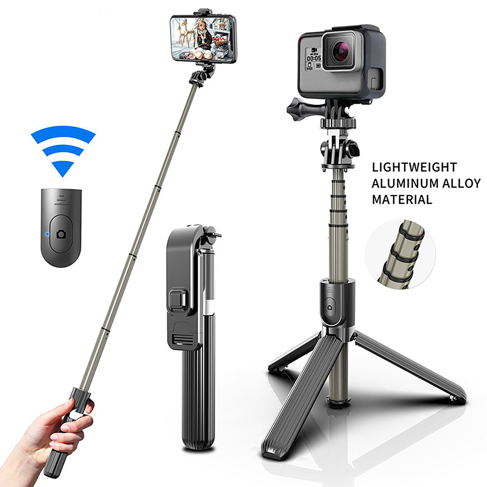Chân Máy Chụp Ảnh L03 Bluetooth 4.0 Hợp Kim Nhôm Không Dây Có Thể Gập Lại Cho Máy Ảnh Gopro Smartphones