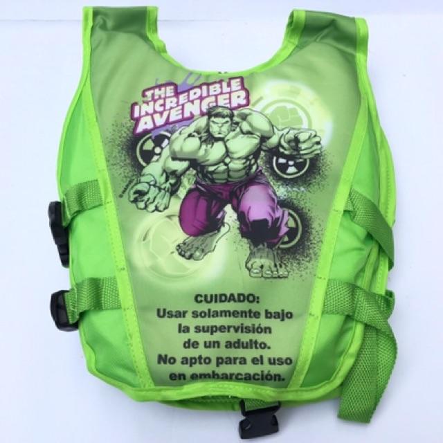 Áo phao bơi cơ bắp hình người khổng lồ xanh Hulk