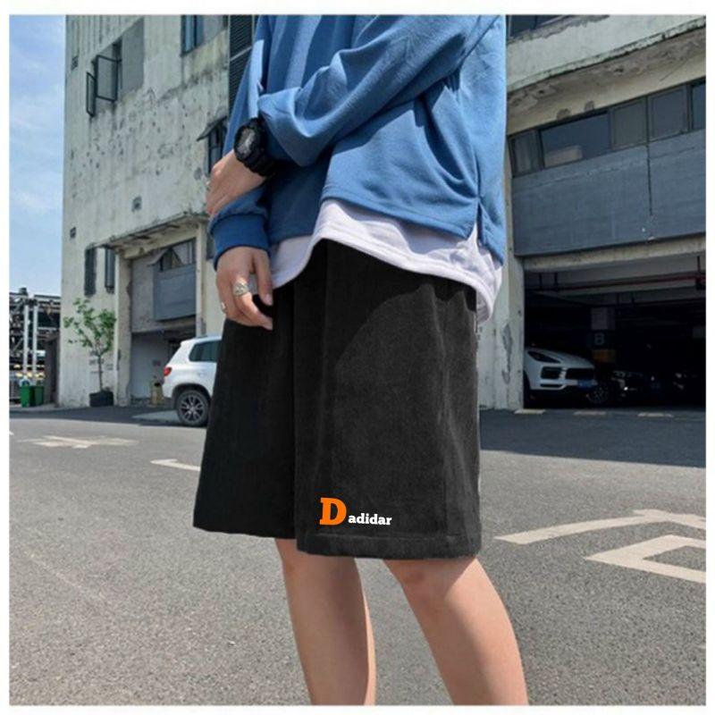 Quần short unisex, quần lưng nam ống rộng thể thao