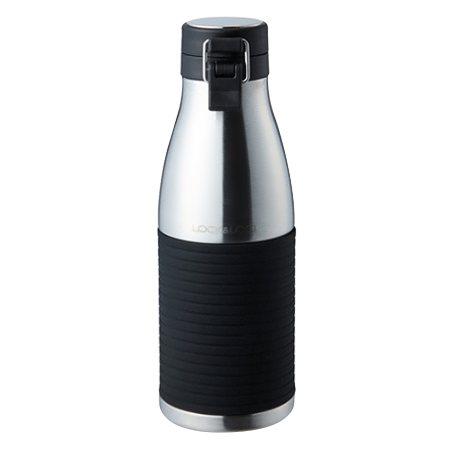 Bình Giữ Nhiệt Bằng Thép Không Gỉ Lock&amp;Lock Cylinder Bottle LHC4145SLV (430ml) - Bạc