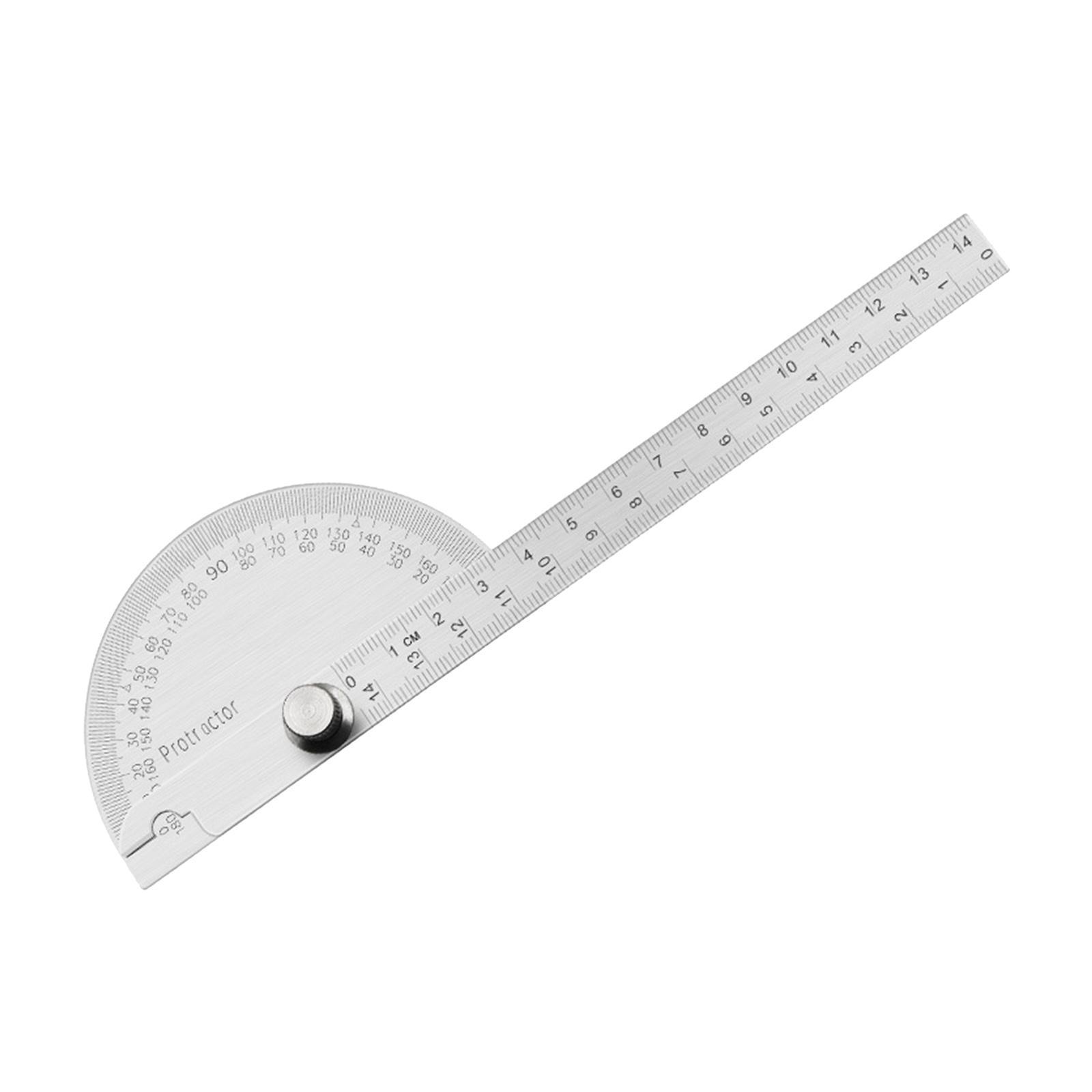 180 Degree Protractor Ruler Woodworking Ruler Angle Measure Tool