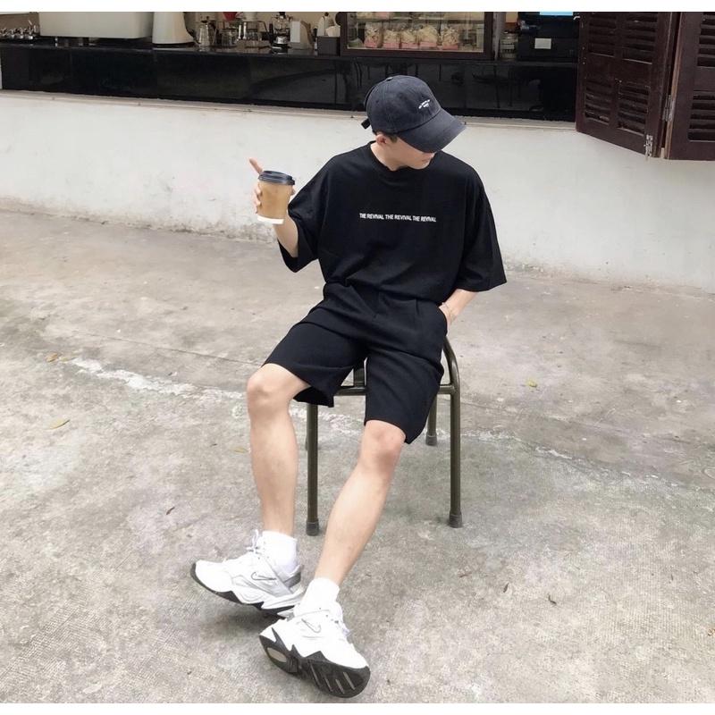 Set áo thun và quần short tây
