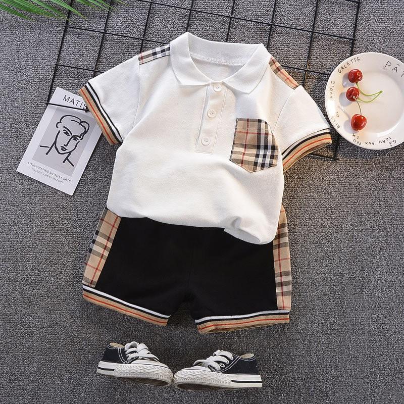 MH14 - Bộ quần áo thun Polo Cotton mềm mại, thoáng mát, cho bé từ 6 tháng - 7 tuổi