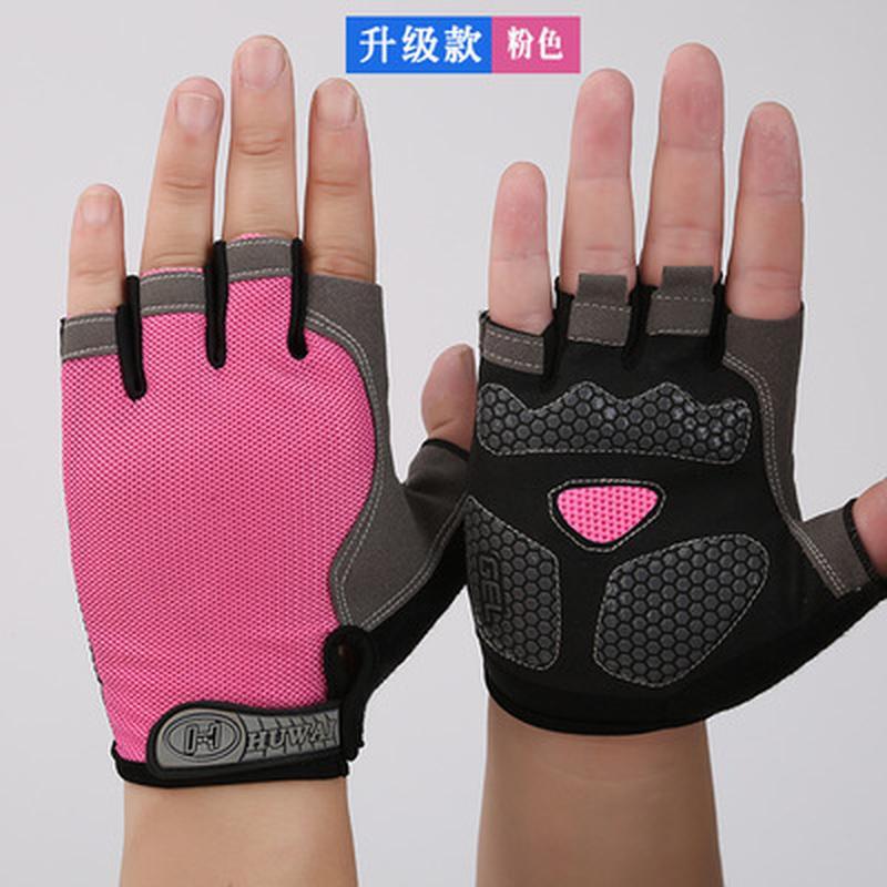 Giá ưu đãi Găng tay nửa ngón nam lưới mỏng chống trượt ngón đi xe đạp đi xe đạp nửa ngón thể thao có đệm thoáng khí xuân hạ thu kiểu mới