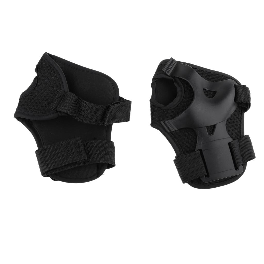 12 Pcs Adult Roller Skating Bicycle Knee Wrist Guard Elbow Pad Adjustable