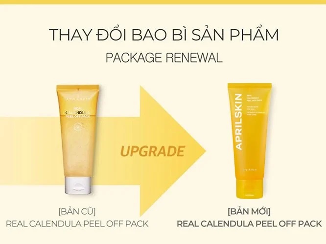 Mặt nạ lột tẩy tế bào da chết - Aprilskin Real Calendula Peel Off Pack