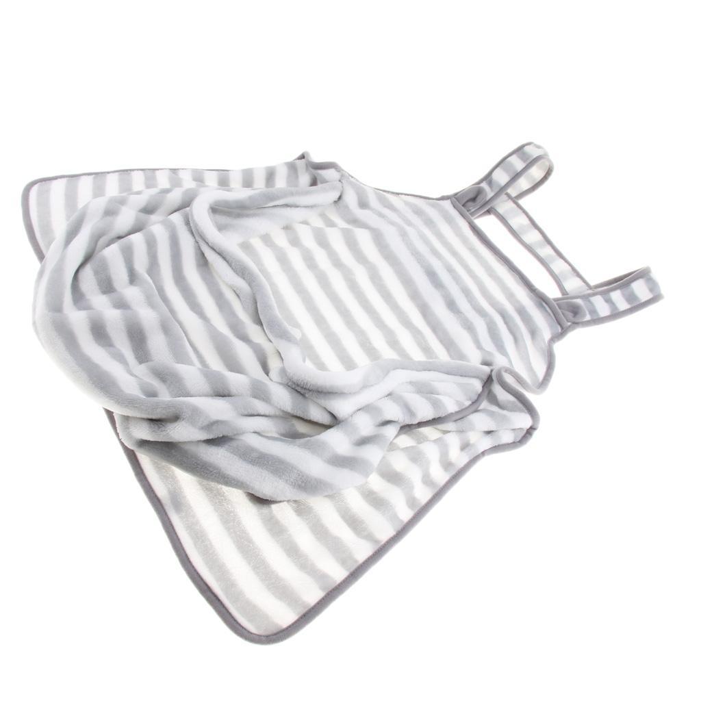 Coral Fleece Apron Pad with Pocket for Holding Pet Cat Rabbit