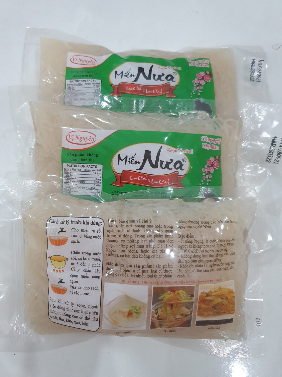 Miến Nưa Vị Nguyên Das Keto 240g