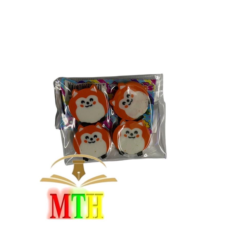 Bộ 4 Gôm tẩy hình thú