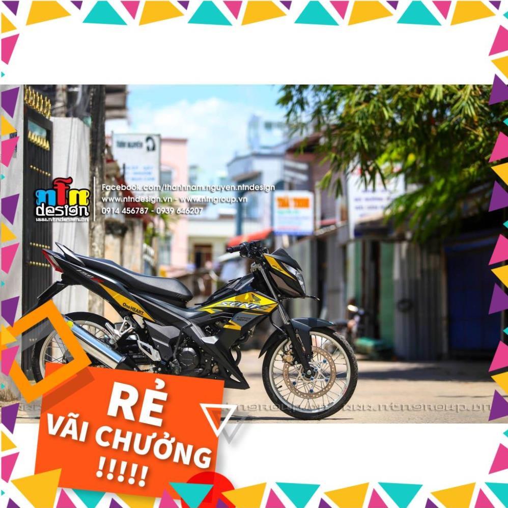 Tem Rời Sonic Mẫu 150R Vàng Đen