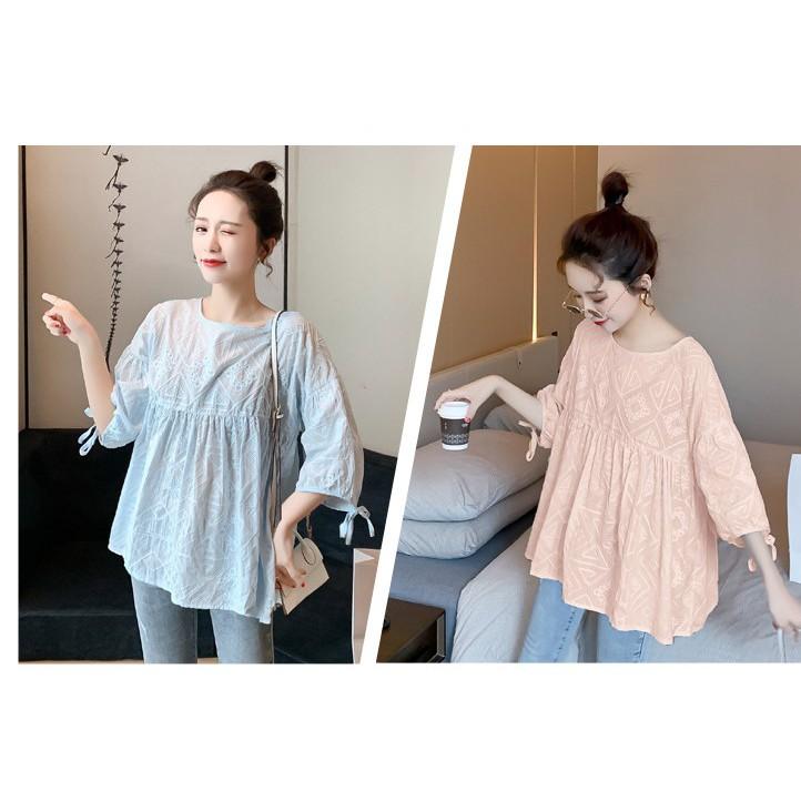 Áo Bầu Xinh Sơ Mi Bầu Xinh Ab2312