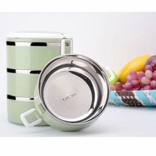 Hộp cơm 4 tầng lúa mạch, Hộp Cơm Giữ Nhiệt Luch Box