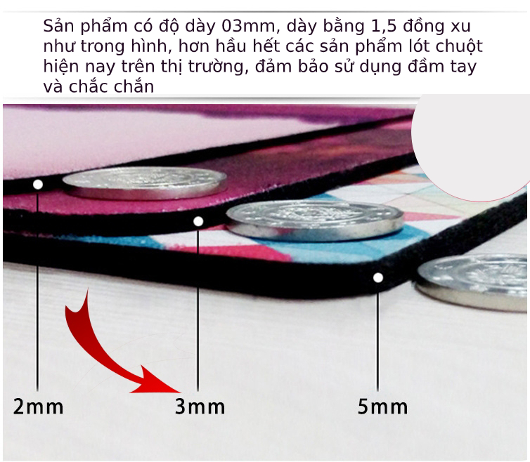 Bộ sưu tập Miếng lót chuột mousedpad cao su siêu nhạy họa tiết dễ thương (Hình tròn 20cm)