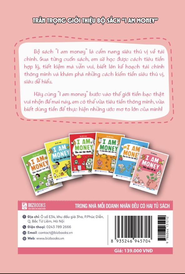 Sách I Am Money: Tiết Kiệm Dễ Ợt - Bizbooks
