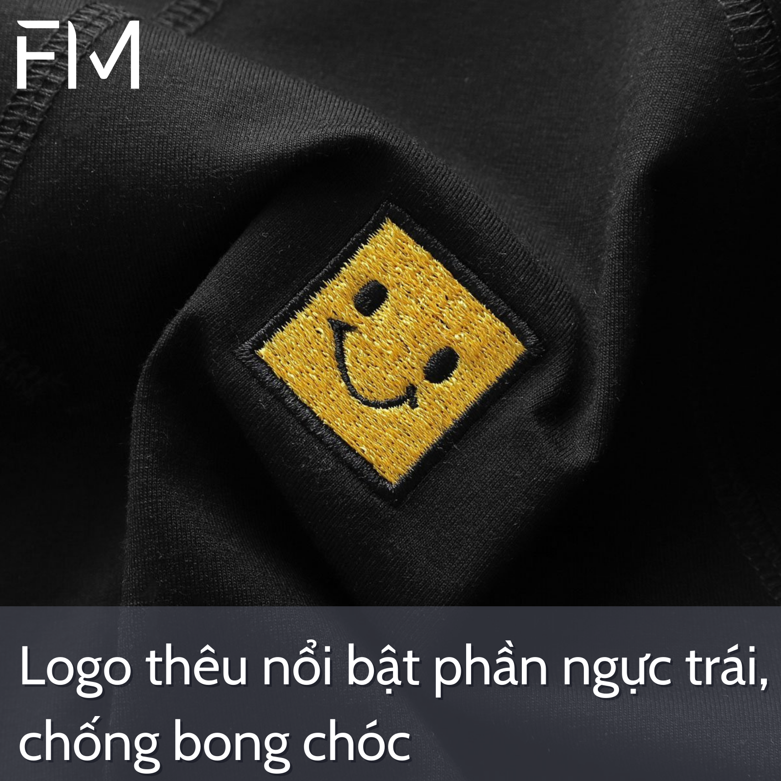 Áo thun nam dài tay Smile cotton, phong cách trẻ trung, thời trang - FORMEN SHOP- FMPS236