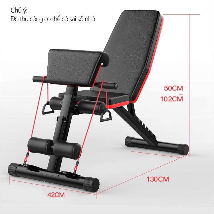 SP5001ghế tập gym tập tạ 4 trong1có thể gấp gọn đa chức năng dùng tại nhà ghế băng tập thể thao dụng cụ thể hình tạ đẩy