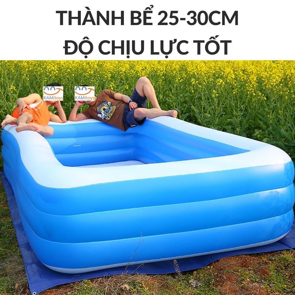 Bể bơi phao cỡ lớn khổng lồ cỡ 3m, 2.6m, Bể bơi phao AS-2m6 3 tầng Siêu to