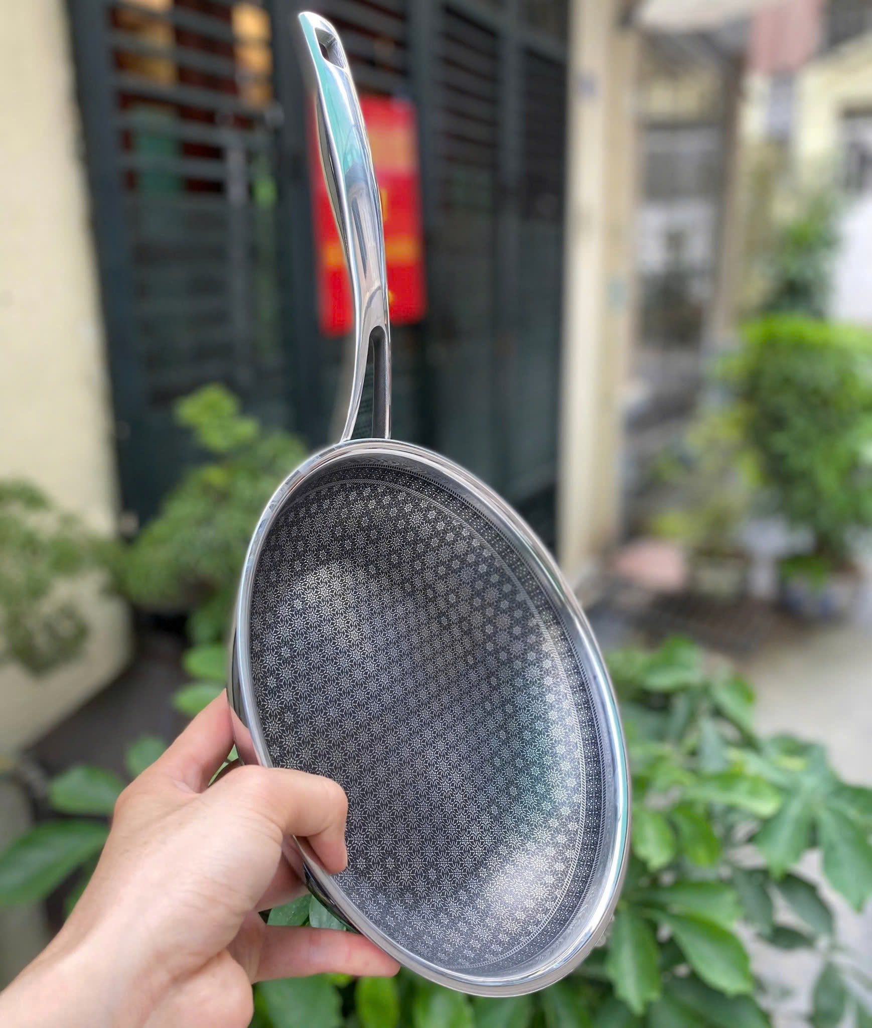 Chảo chống dính 2 mặt Inox 3 lớp đúc liền khối Blackcube Noon Song bếp từ 20/22/24/26cm