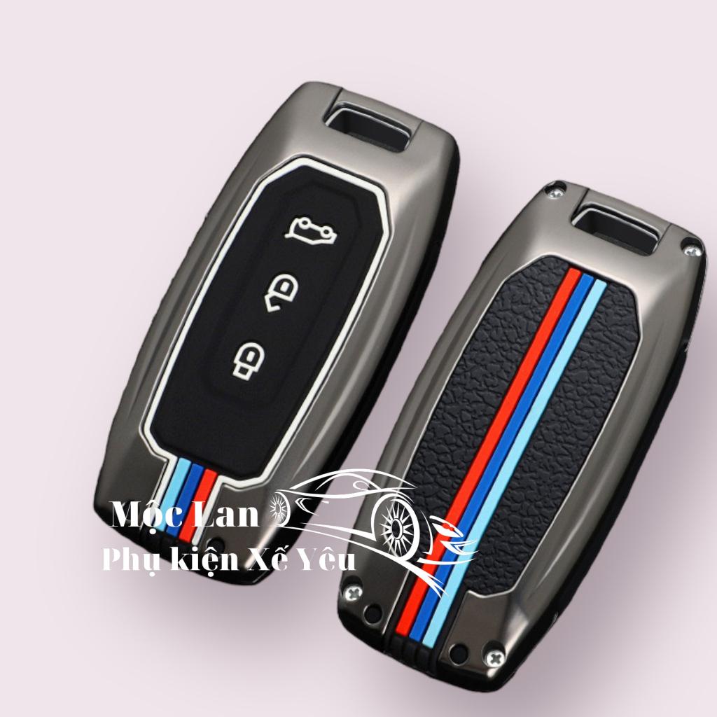 Ốp khóa kim loại cao cấp dáng thể thao xe ô tô FORD TERRITORY 2020- 2023 bảo vệ chìa khóa chịu va đập tốt -otofunmoclan