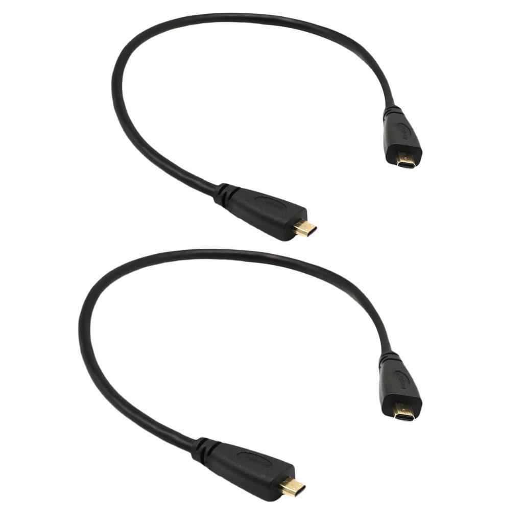 Micro To Micro Male to Male Extention Cable Adapter Cord