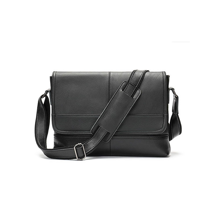 Túi đeo chéo nam cao cấp BHM7377 Da bò cao cấp nguyên tấm, vừa laptop 13inch, tài liệu A4