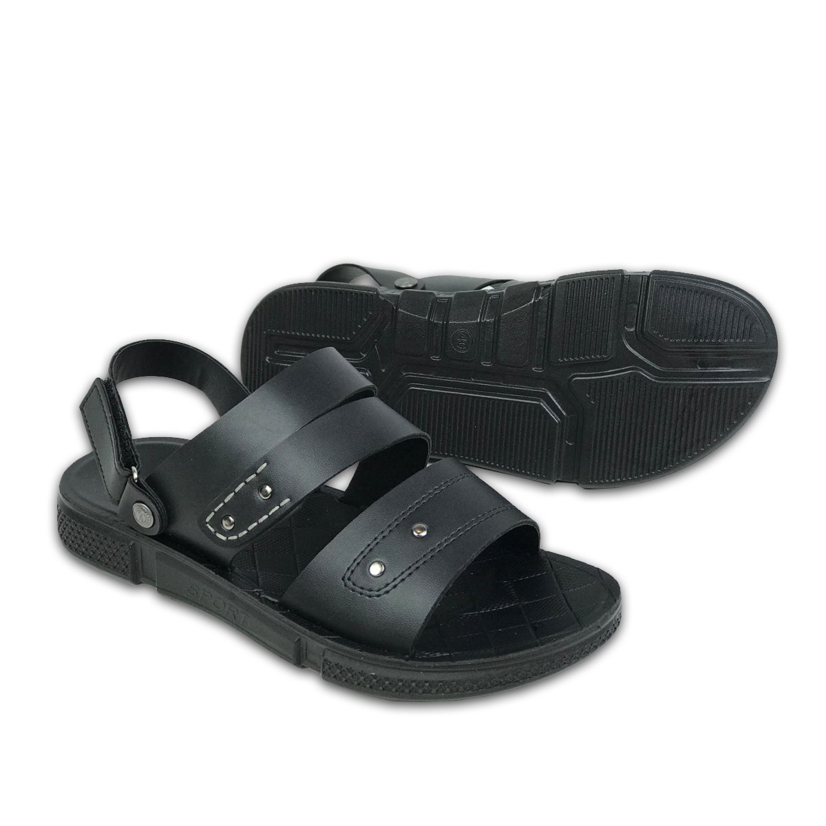 Giày sandal nam quai da hiệu Duwa DHS49-5