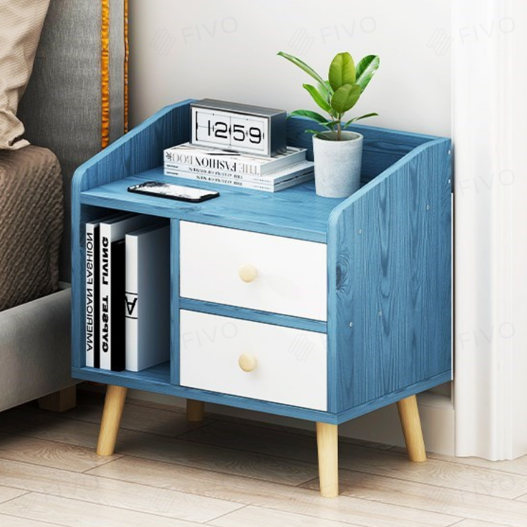 Tab Để Đầu Giường Hiện Đại 3 Ngăn FIVO Mã FT40 Phong Cách Châu Âu Sang Trọng, Phù Hợp Cho Mọi Kiểu Nhà, Sản Phẩm Nội Thất Lắp Ráp Thông Minh