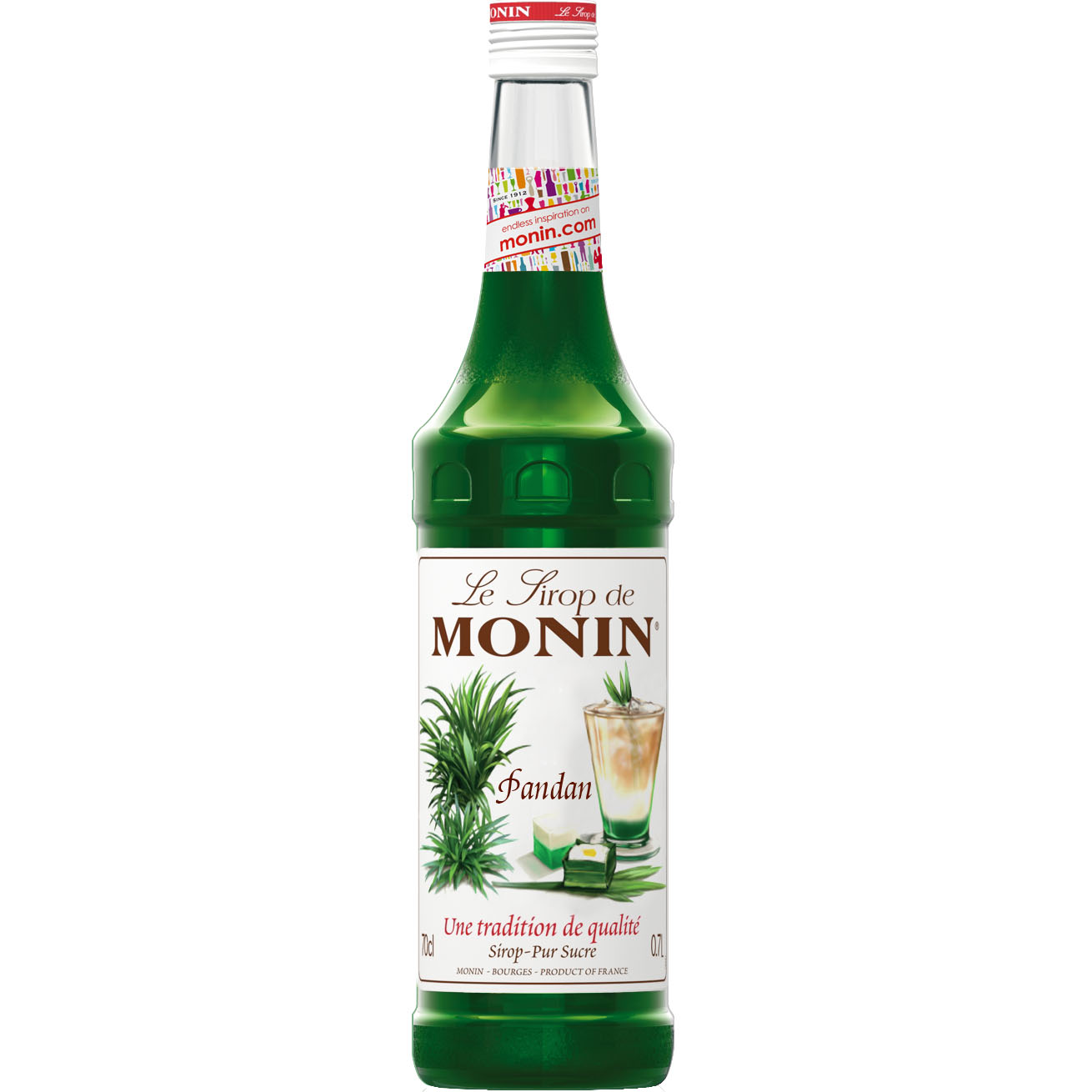 Syrup Monin Pandan (Lá Dứa) 700ml