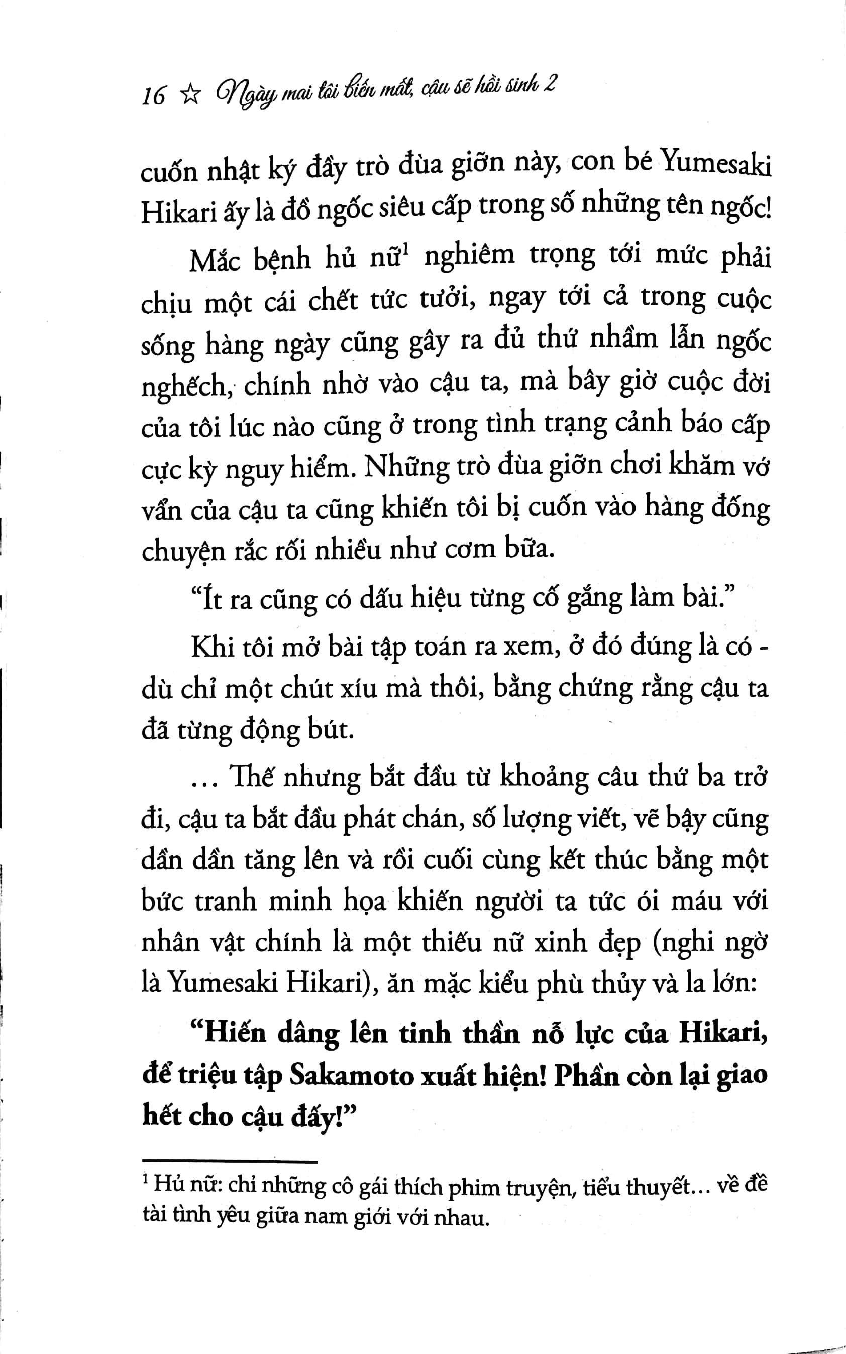 Sách Ngày Mai, Tôi Biến Mất, Cậu Sẽ Hồi Sinh - Tập 2