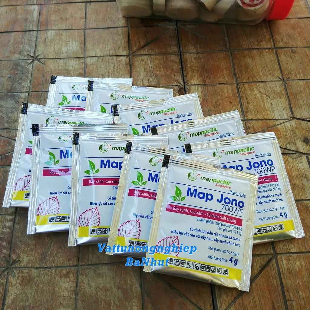 Đặc Trừ Rầy Nâu Sâu Xanh MAP JONO 700WP Gói 4G