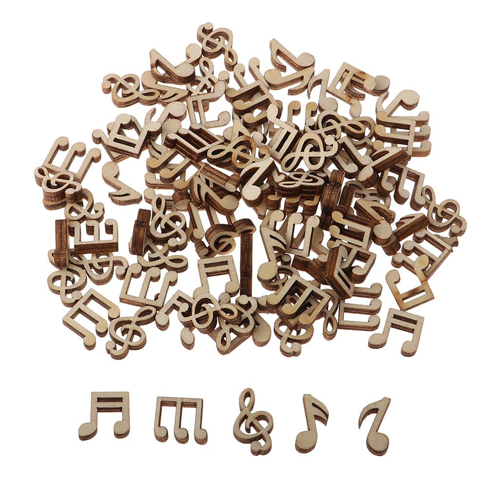 100 Miếng Gỗ Chưa Hoàn Thành Cắt Gỗ DIY DIY Chips