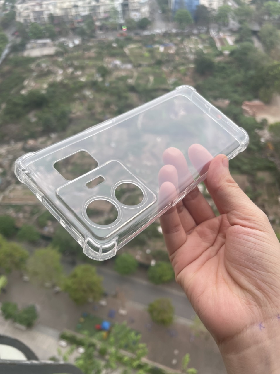 Ốp Lưng dành cho Realme GT Neo 5 Dẻo Trong Suốt Chống Sốc 4 góc, khoét mắt Bảo Vệ Camera