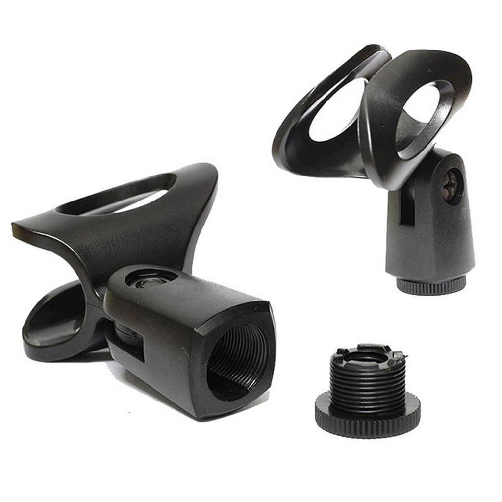 Microphone Mic Clip Holder for 26-30mm Mic Stand Adapter Tabletop Mic Parts