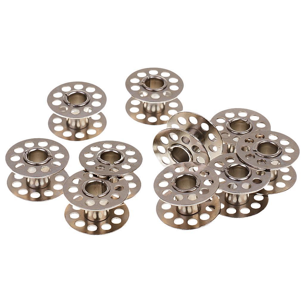 Sewing Machine10 PCS Metal Bobbins +1 PC Threader +11PCS Presser Feet