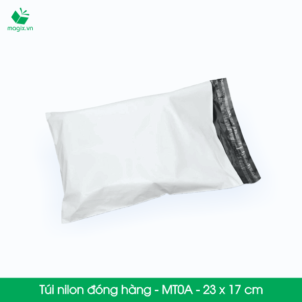 MT0A - 23x17 cm - 200 túi nilon 2 lớp đóng hàng thay thùng hộp carton