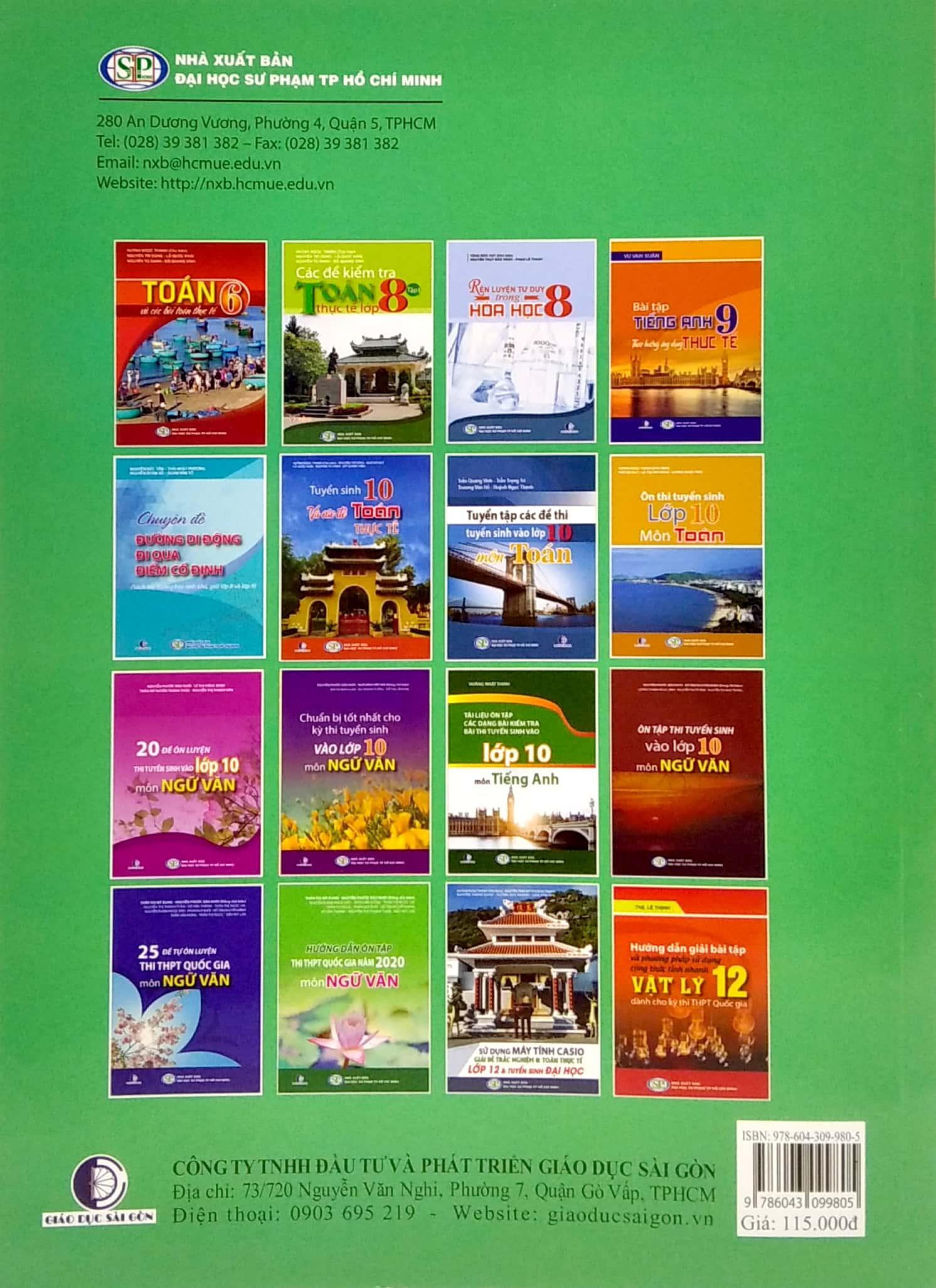 Ôn Tập Và Luyện Thi Vào Lớp 10 Và Lớp Chuyên Môn Tiếng Anh