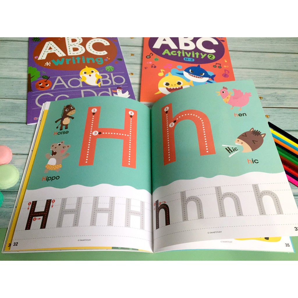 Bảng Chữ Cái Abc Activity 1 - A-M -Dành Cho Trẻ 3-6 Tuổi