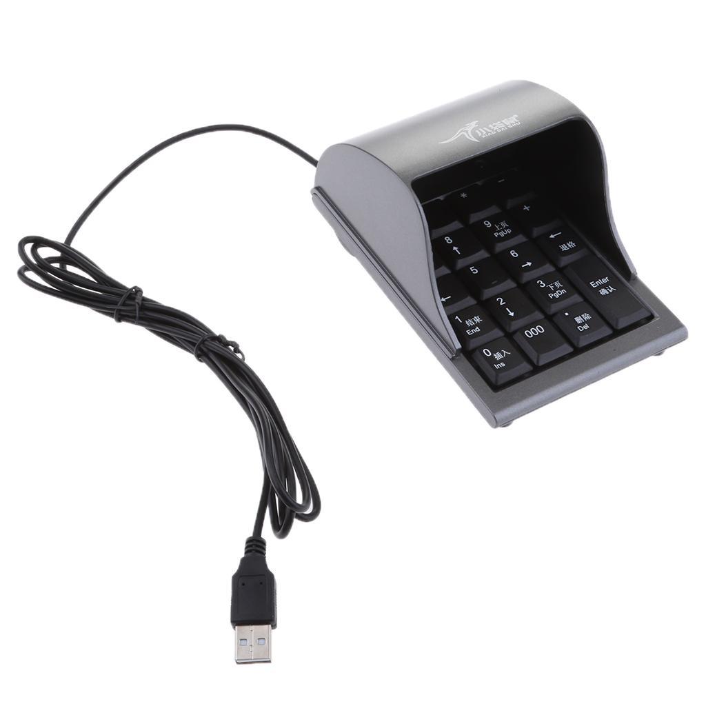 USB 19keys Numeric Number Pad Keypad Accounting Keyboard for Laptop