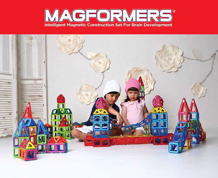 Hình ảnh Đồ chơi xếp hình nam châm 3D Magformers cơ bản 30 mảnh