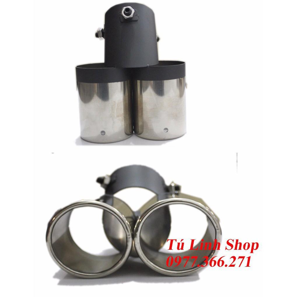 Chụp pô chia đôi cổ cong trang trí ô tô + tặng quà