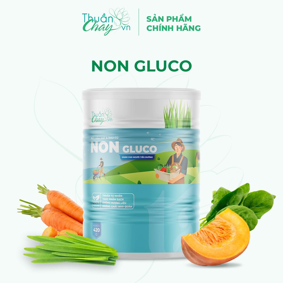 NON GLUCO - BỘT NGŨ CỐC ĐẬU HẠT RAU CỦ DÀNH CHO NGƯỜI TIỂU ĐƯỜNG (420g)