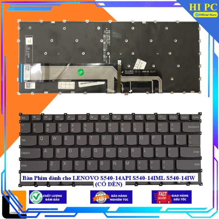 Bàn Phím dành cho LENOVO S540-14API S540-14IML S540-14IW (CÓ ĐÈN) - Hàng Nhập Khẩu