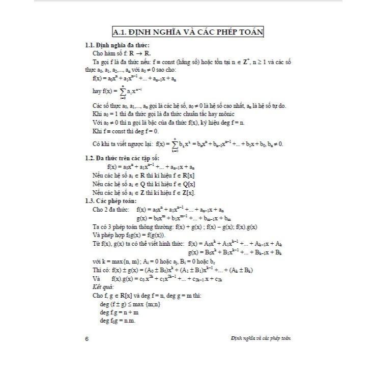 Sách - Chuyên Khảo Đa Thức - Bồi Dưỡng Học Sinh Giỏi Chuyên Toán - Dùng Chung Cho Các Bộ SGK Hiện Hành - Hồng Ân