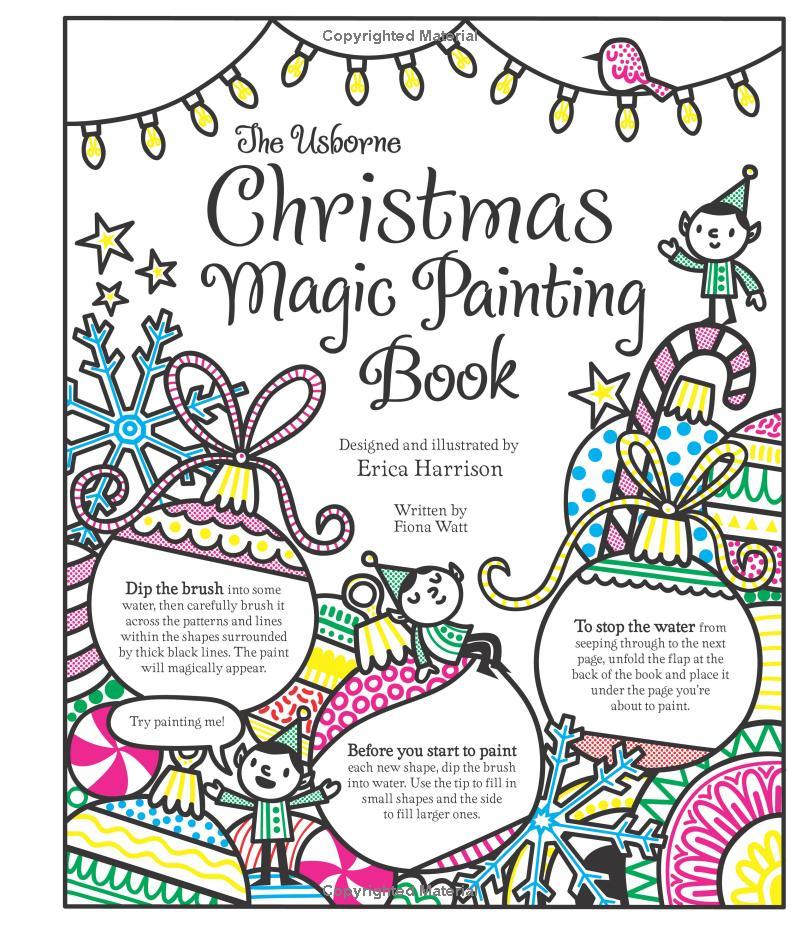 Christmas Magic Painting Book