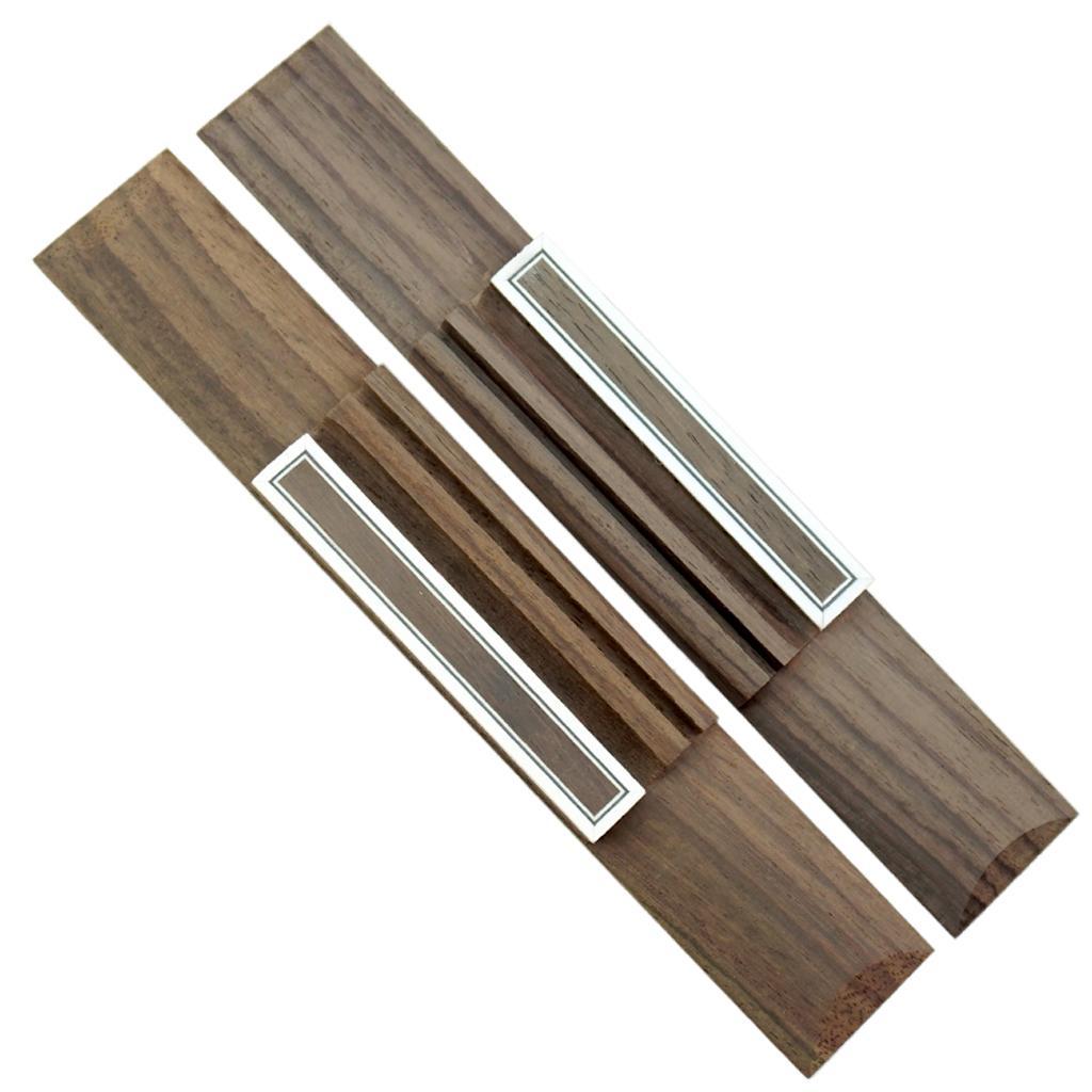 Classical Guitar Replacement Parts Rosewood Guitar Bridge & Bone Saddle Nut