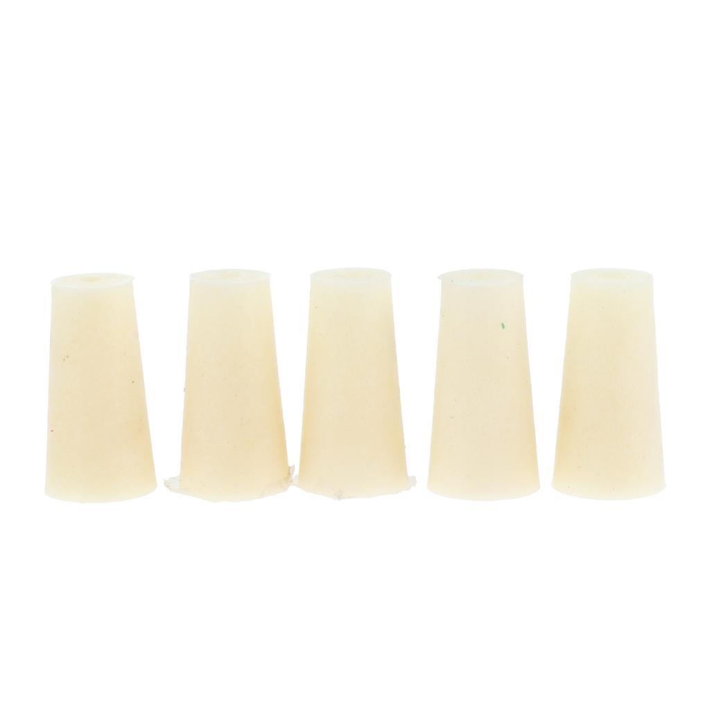 10 Pieces Silicone Rubber Stopper Plug Bung Caps for Flask Test Tubes