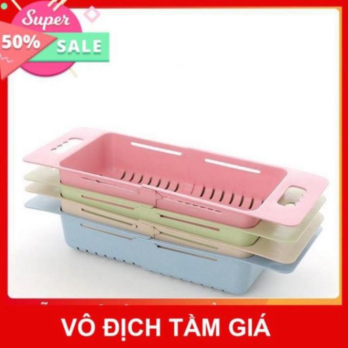 Khay, Rổ gác bồn rửa bát thông minh gấp gọn, có thể điều chỉnh kích thước gài bồn rửa chén siêu tiện dụn